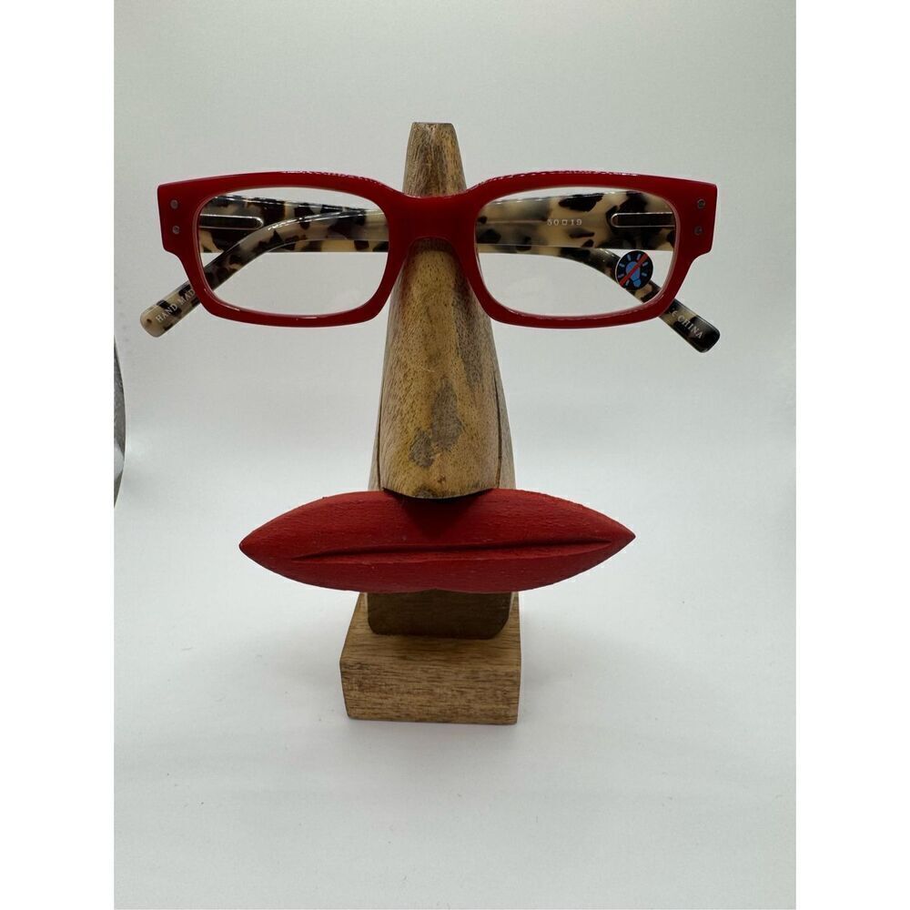 eyebobs Peckerhead eyeglass frames red / cream tortoiseshell new without case